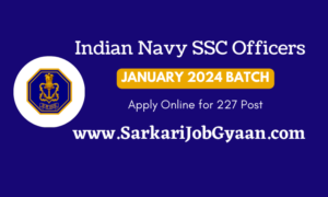 Indian Navy SSC Officers