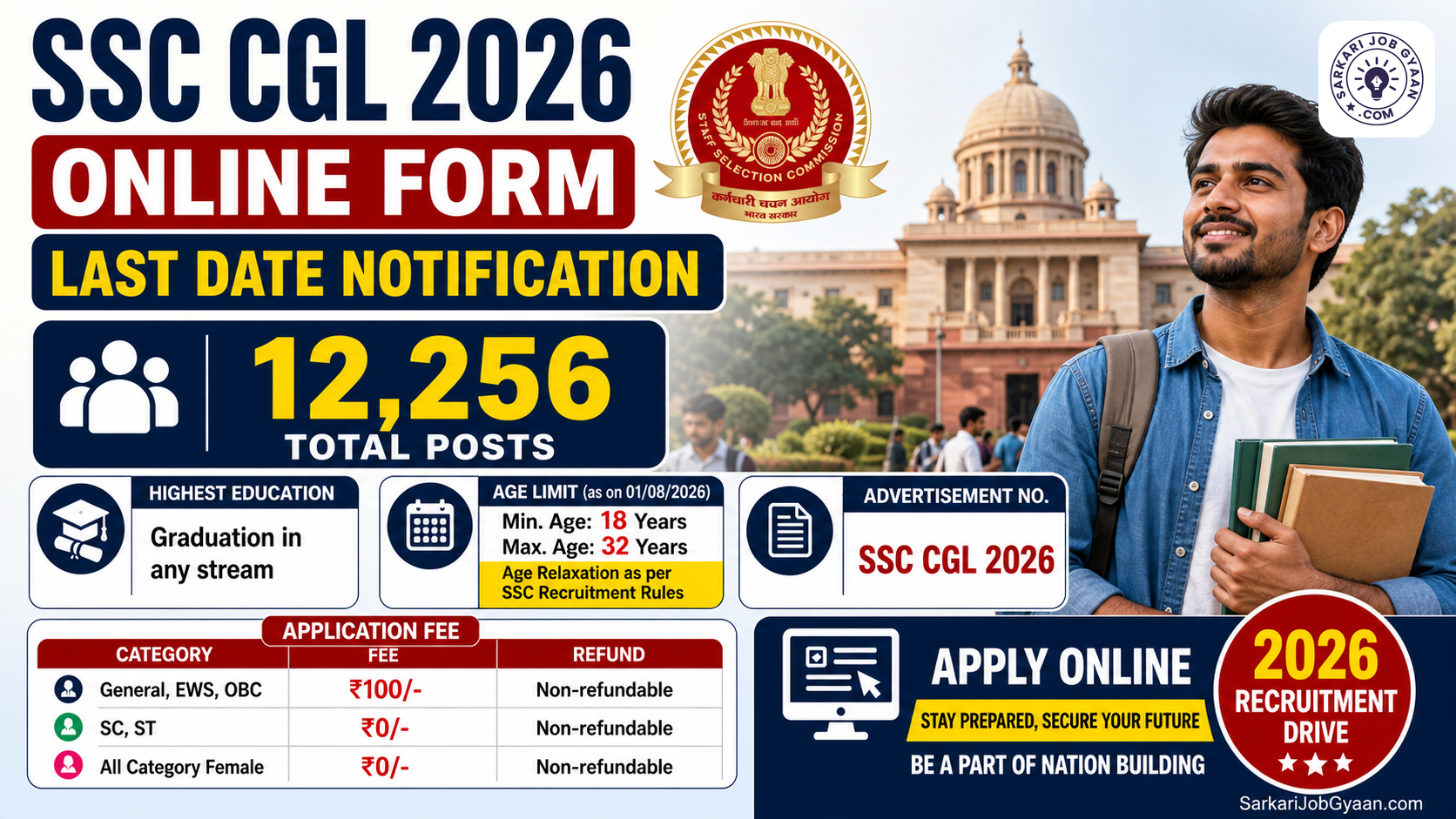 SSC CGL 2026 Notification
